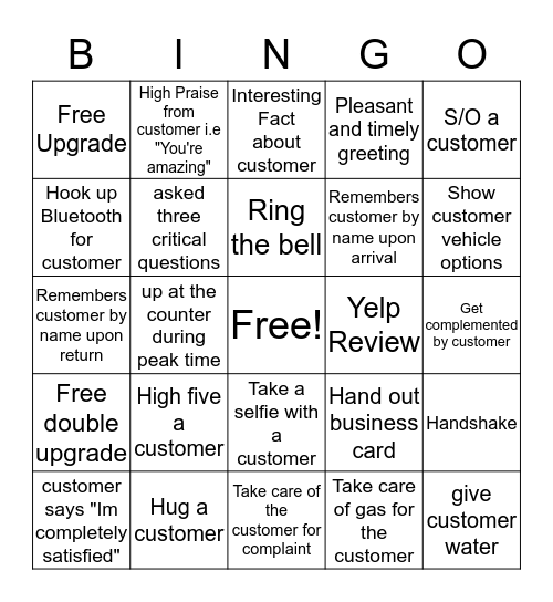 ESQI BINGO Card