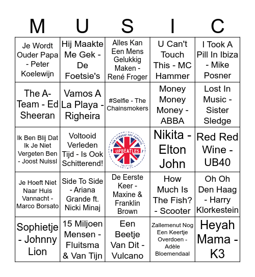 203 Bingo Card