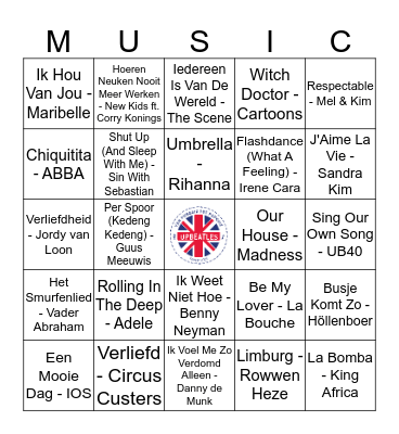 403 Bingo Card