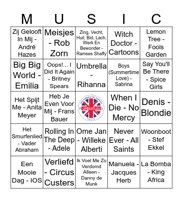 412 Bingo Card