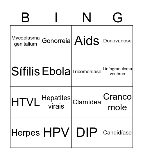 BINGO DSTs Bingo Card