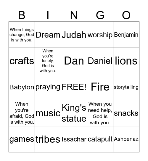 Babylon Bingo Card