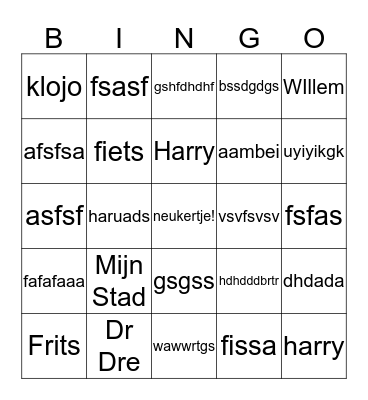 ome Kev's Disco Bingo Card