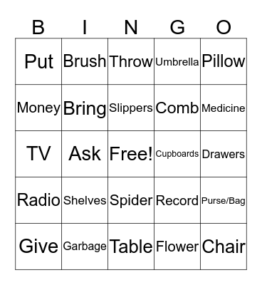 Unit 9 Bingo Card