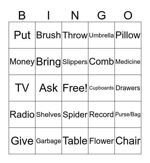 Unit 9 Bingo Card