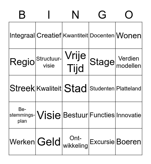 SO BINGO Card