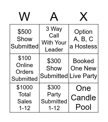 APRIL 1 - 12  Bingo Card