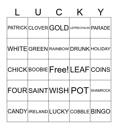 WHITE AND MANCIL BINGO DAY Bingo Card