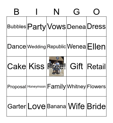 Wenea 2k17 Bingo Card