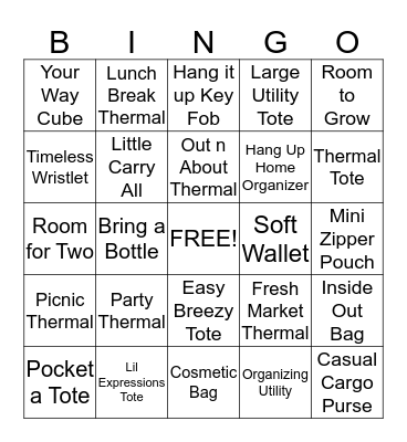 31 BINGO Card