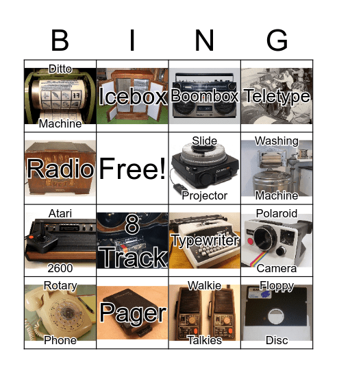 Do you know your technology?  Bingo Card