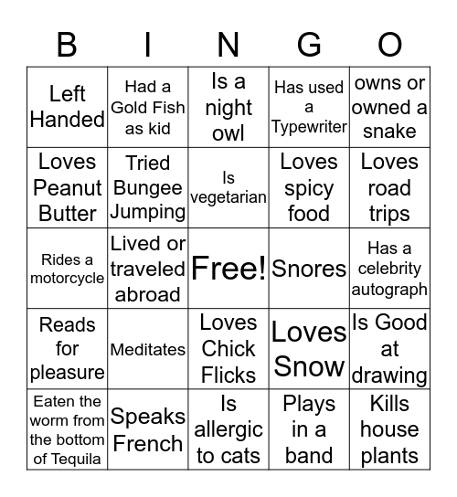 RT Retreat Bingo  Bingo Card