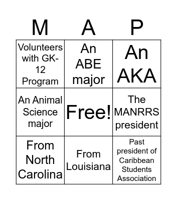 Wednesday BINGO Card