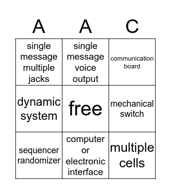 AT tools Bingo Card