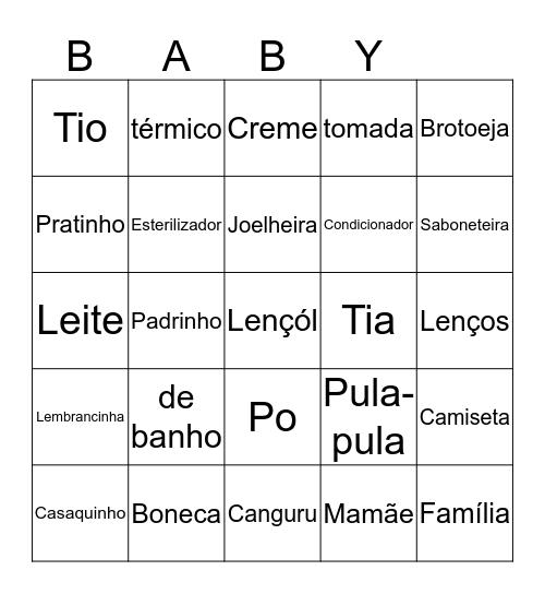 Leticia  Bingo Card