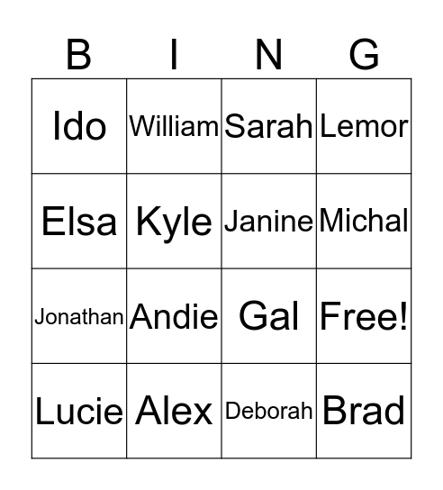 Getting to know the Wibbitz NYC Team! Bingo Card
