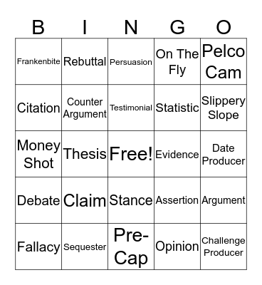 Quarter 3 Bingo Card
