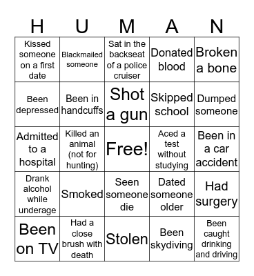 FINDING YOUR Bingo Card