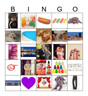 Erica Bingo Card