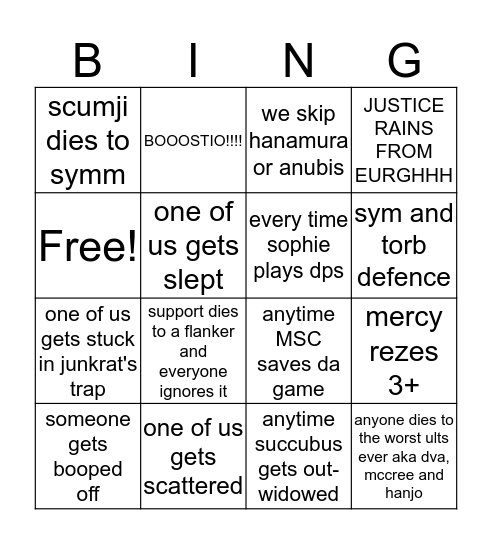 OverBingo Card