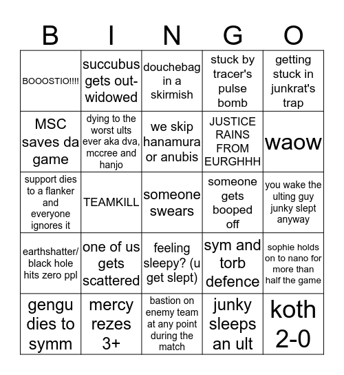 OverBingo Card