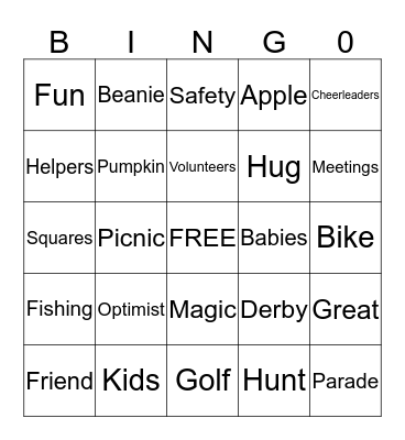 OptiBingo Card