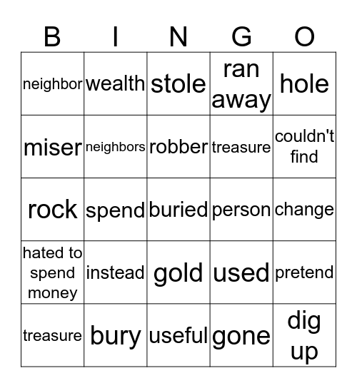 semmul Bingo Card