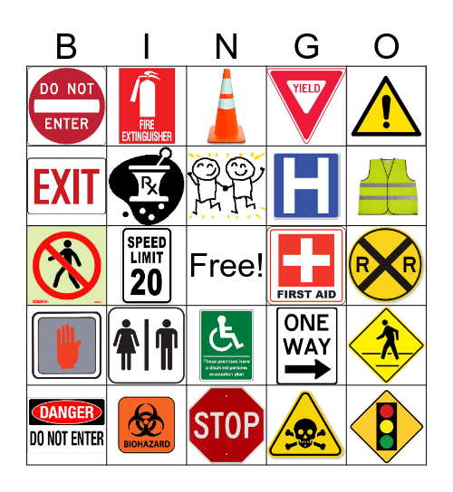 Safety BINGO Card