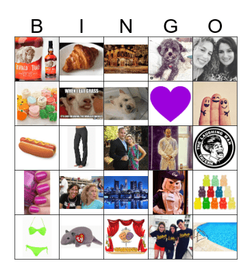 Erica Bingo Card
