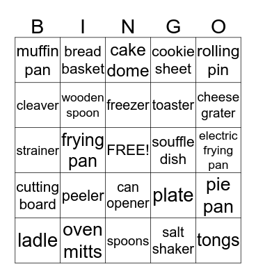 Joanna's Bridal Shower Bingo Card