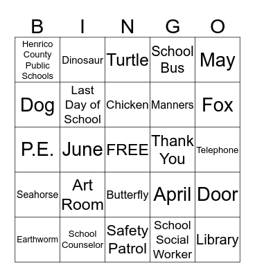 It's A Family Affair-BINGO NIGHT Bingo Card