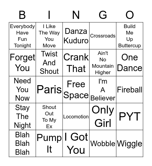 All Mixed Up - Card 3 Bingo Card