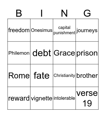 Phielmon Bingo Card