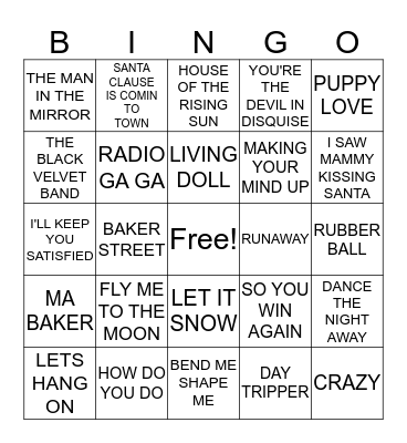 TURKEY TIME Bingo Card