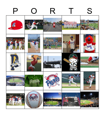 BASEBALL FEVER BINGO Card