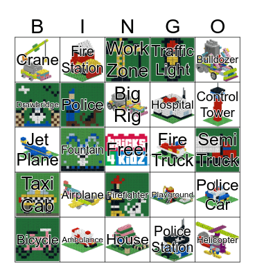 Brick City Engineers BINGO Card