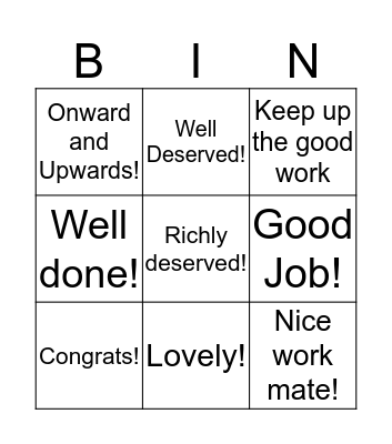 Please Join Me.. Bingo Card