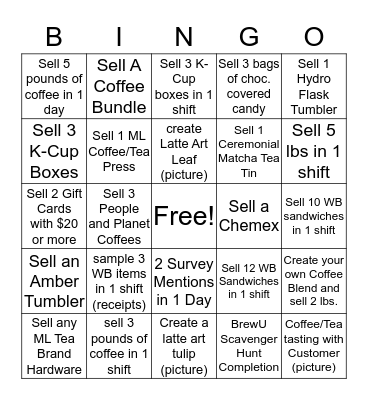 APRIL BINGO Card