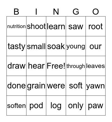 Journeys 25 Bingo Card