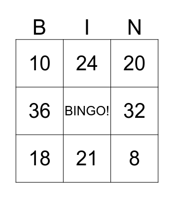 FIGURY PŁASKIE Bingo Card