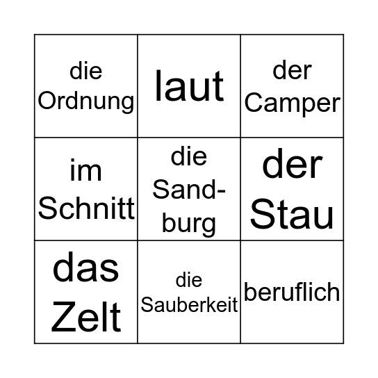 Verwendung von Internetressourcen Bingo Card