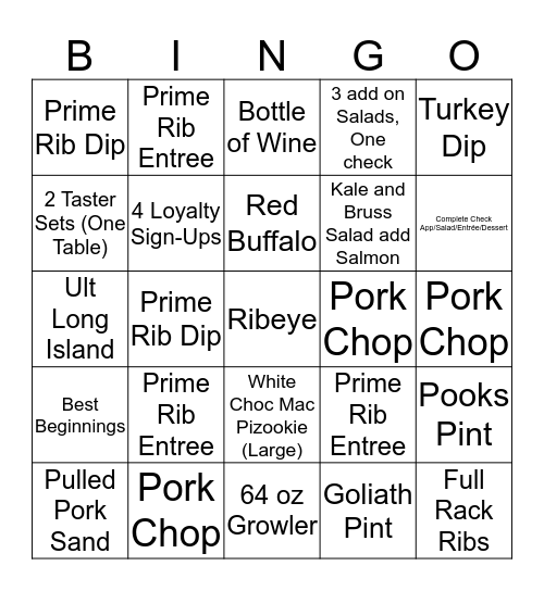 Bingo Saturday Style Bingo Card