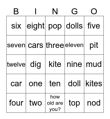 EBUP June 20th Friday  Bingo Card