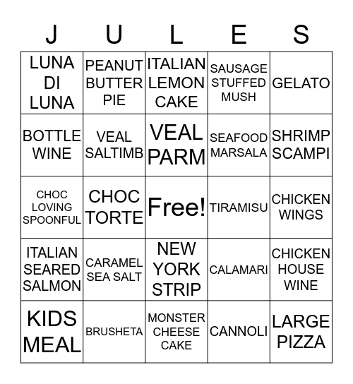 MARVELOUS MONDAY BINGO Card