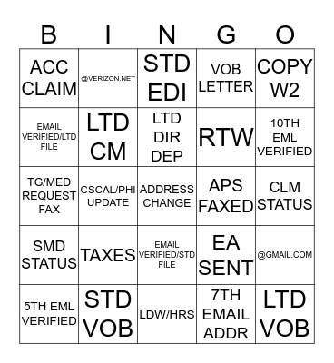 SURVEY TIME BINGO Card