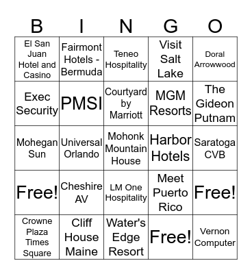 MPI WestField MeetNow 2017 Bingo Card