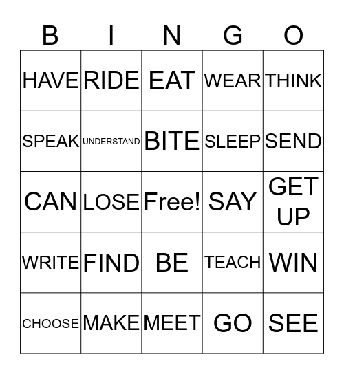 Funny Bingo Card