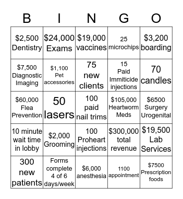 April 2017 Bingo Card