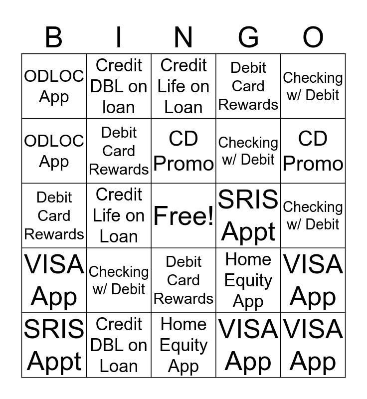 MSC BINGO Card