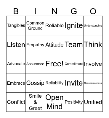 Culture Bingo Card